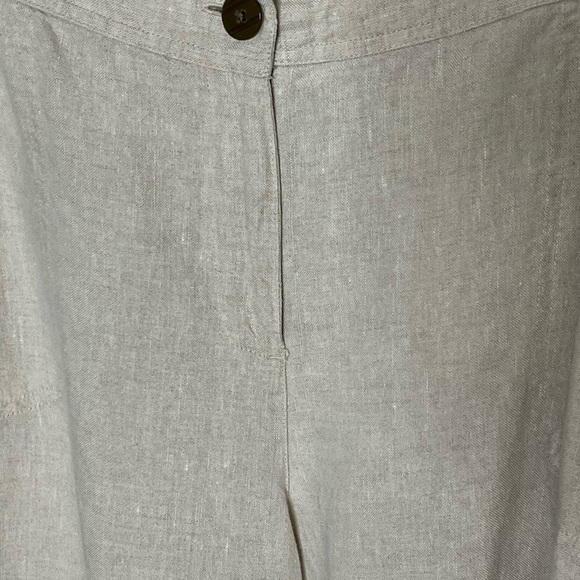 Chicos Linen Pants Sz 3 - Picture 2 of 7